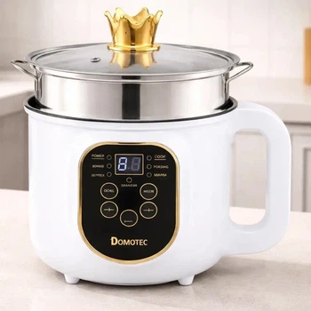 Электрическая кастрюля-пароварка Domotec MS-7729 2000 Вт 1.8 л белая