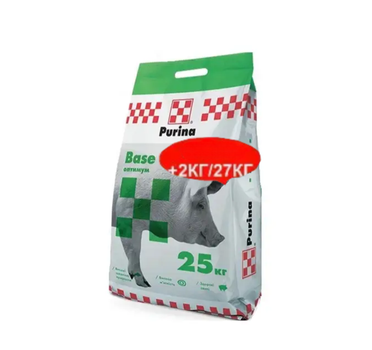 Кормовая добавка для свиней поросят Purina Base 27кг, универсальное БМВД старт - 15%, гровер - 12,5%, финиш-10%