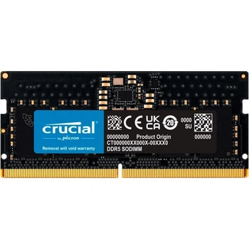 Память для ноутбука SO-DIMM DDR5 8 Gb (5600 MHz) Crucial (CT8G56C46S5T)