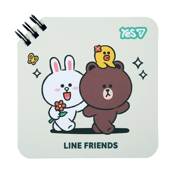 Блокнот Yes Line Friends Butterfly 110x110 80 аркушів лінія