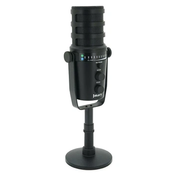 Профессиональный студийный конденсаторный микрофон Jmary MCPW12 USB Black