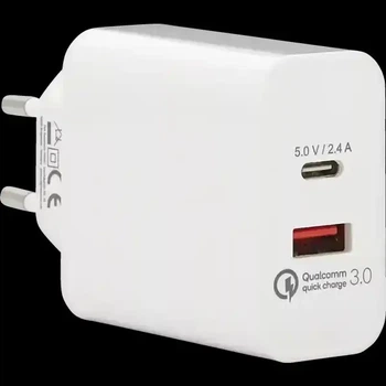 Быстрое зарядное устройство для Ideenwelt Dual USB-A USB-C (P8-RM-BAUC)