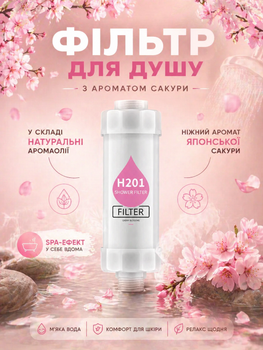 Фильтр для душа Н201 с ароматом сакуры