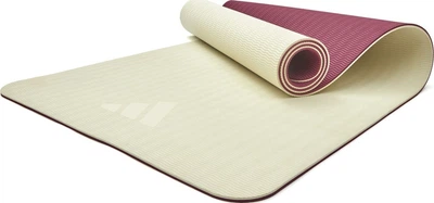 Коврик для йоги Double Sided Yoga Mat бежевий, темно-розовий Уні 176 х 61 х 0,6 см ADYG-10400WP-NL 1SIZE