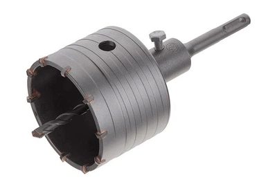 Свердлильна коронка по бетону SDS plus для перфоратора Intertool 80 мм