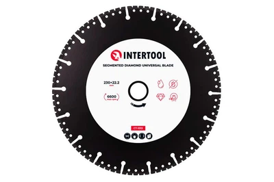 Диск алмазный отрезной Intertool 230 мм сегмент универсальный