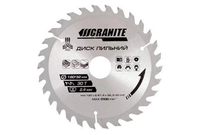 Диск пильный по дереву Granite 125 x 40T x 22.2 мм