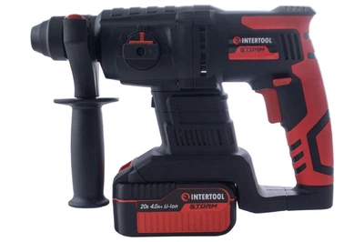 Перфоратор аккумуляторный с бесщеточным двигателем Intertool Storm WT-0370 20В Li-Ion