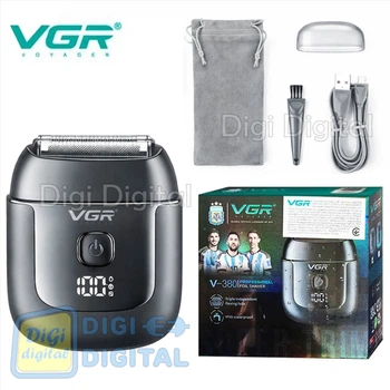 Электробритва VGR V-380 BLACK шейвер тройное лезвие IPX6