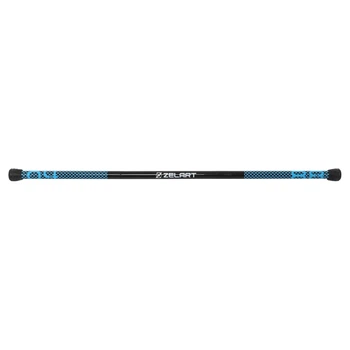 Бодибар Body Bar разборной 3-х секционный Zelart FI-9994-4 Черный-голубой