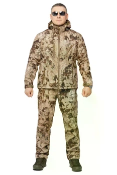 Костюм Soft Shell водонепроницаемый, утепленный 62р. (ML - 16 KRYPTEK)