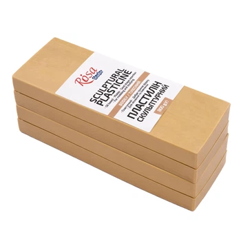 Пластилін Скульптурний ROSA Studio 800г тілесний (4823098547631)
