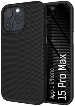 Чохол 3MK Fortis MagCase для Apple iPhone 15 Pro Max Black (5903108754217)