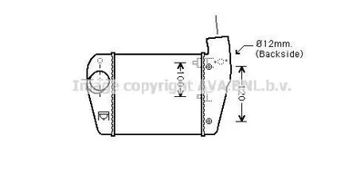 Інтеркулер AUDI A6 C6 2.0/2.0D 07.04-08.11 AIA4350 AVA QUALITY COOLING AVA AIA4350 Audi A6 4F0145805AA, 4F0145805AD