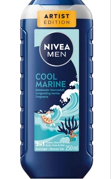 Мужской гель для душа Nivea Cool Marine 3-в-1, 250 мл