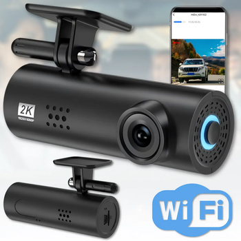 Автомобільний відеореєстратор F9 PRO WI-FI / Відеореєстратор з нічною зйомкою, широким кутом огляду