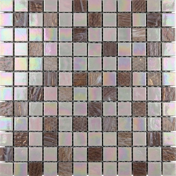 Мозаика стеклянная V-MOS A24 Glory Pink Mozaico de Lux