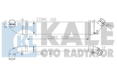 Інтеркулер Logan I 1.5dCi 05- KALE 345080 Dacia Logan; Renault Logan 6001548727