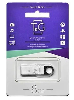 Флешка USB 8GB T&G метал 026