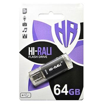 Флеш память/флеш накопитель 64GB HI-RALI Rocket черный