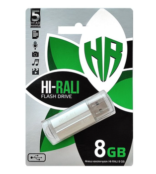 Флешка USB 8GB HI-RALI Corsair серый