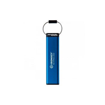 USB флеш накопитель Kingston 128GB IronKey Keypad 200 Type-C Encrypted Blue USB 3.2 (IKKP200C/128GB) Kingston IKKP200C/128GB 1083976