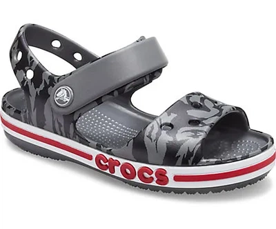 Крокси сандалі Crocs Bayaband Printed Sandal Slate Grey 25-26 сірі