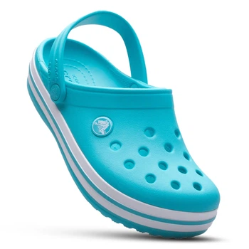 Крокси дитячі сабо Crocs Crocband Clog Digital Aqua 32 блакитні