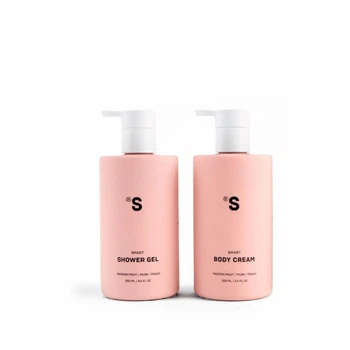 Набор для ухода за кожей тела Sister’s Aroma: Гель для душа Sister's Aroma Smart Shower Gel Passion Fruit 250 мл + Лосьон для тела Sister’s Aroma Smart Body Cream Passion Fruit 250 мл