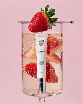 Блеск для губ с ароматом спелой клубники и шампанского Lip Gloss Flirt UNICO 12 мл