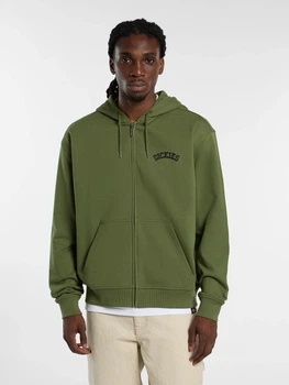 Толстовка на блискавці чоловіча Dickies Bettsville Fz DK0A885IK721 S Зелена (800070354531)