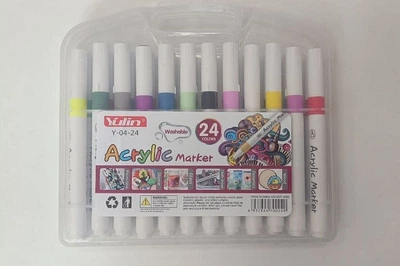 Набір акрилових маркерів Marker Acrylic Yulin Y-04-24 SA-0469