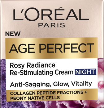 Krem nawilżający do twarzy L'Oreal Paris Age Perfect Rosy Radiance 50 ml (3600523242641)