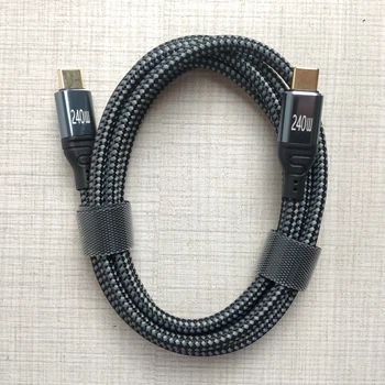 Кабель USB Type-C PD 240 Вт, 1,5 м, для зарядки ноутбука от пауэрбанка