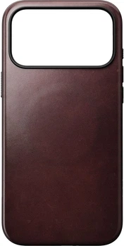 Etui Nomad Modern Leather Case Horween na iPhone 17 Pro Max Burgundia (856504011840)