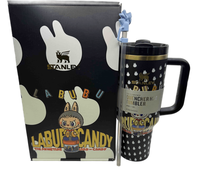 Термос термокружка Stanley Quencher H2.0 Tumbler из нержавеющей стали 1,18 л Labubu Hard Candy KT8005204