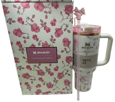 Термос термокружка Stanley Quencher H2.0 Tumbler из нержавеющей стали 1,18 л Vintage Rose KT6007856