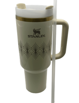 Термос термокружка Stanley Quencher H2.0 Tumbler из нержавеющей стали 1,18 л Champagne Ivory Gold KT7001971