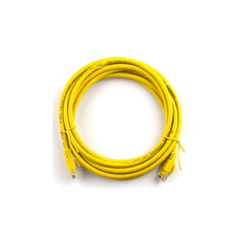 Патч-корд Ritar 3м, RJ-45, Cat.5e, CU, мідь, жовтий (03251)
