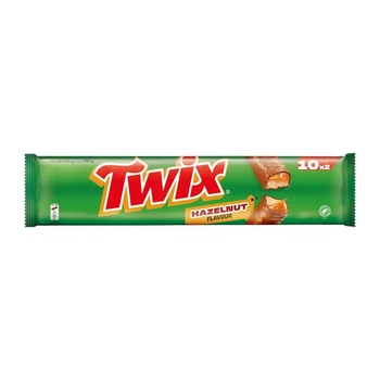 Шоколадні батончики Twix Hazelnut Flavour з горіховим смаком 460 г