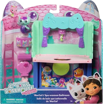 Игровой набор Gabby’s Dollhouse «Ванная комната MerCat в спа-салоне», 10 элементов, фигурка и аксессуары, от 3 лет