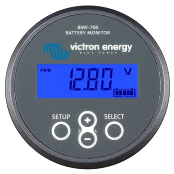 Монитор аккумулятора Victron Energy BMV-700 с шунтом и дисплеем Серый Б/В