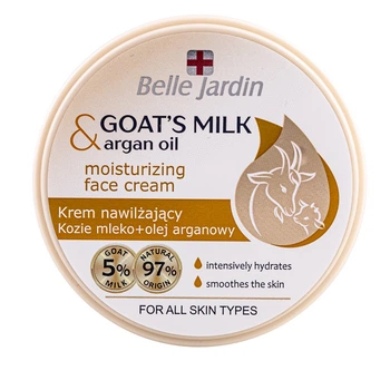 Увлажняющий крем для лица Belle Jardin Goats milk & Argan oil Козье молоко и Аргановое масло 200 мл ( 5907582906735 )