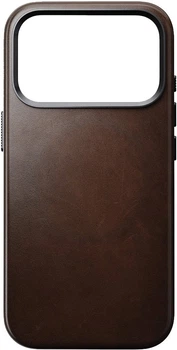 Etui Nomad Traditional Leather Case Horween Magsafe na iPhone 17 Pro Brązowe (856504011970)