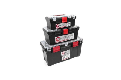 Комплект ящиков для инструмента переносных Intertool BX-0003 13"х16"х20.5" (в наборе 3 шт.)