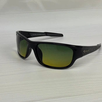 Солнцезащитные очки поляризационные мужские спортивные SP2,5-1825 Black Green Gradient