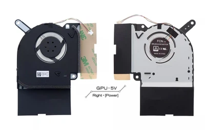 Вентилятор Asus кулер 5V! для моделей ноутбука ROG Strix G512LU, G531GU, G531GW, G731GV, G731GV, G731GW (GPU [ID: 2486989274]