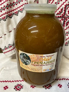 Мед гречаний с золотарником 3 л