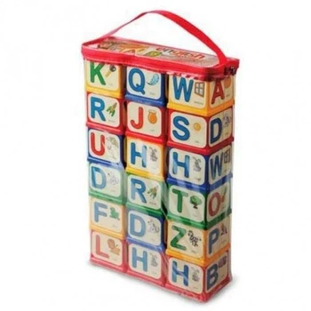 Кубики розвиваюча дитяча іграшка англійська абетка English alphabet 18 штук RL 71054
