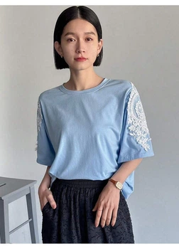 Футболка SHEIN M Голубой sz2401098952548949